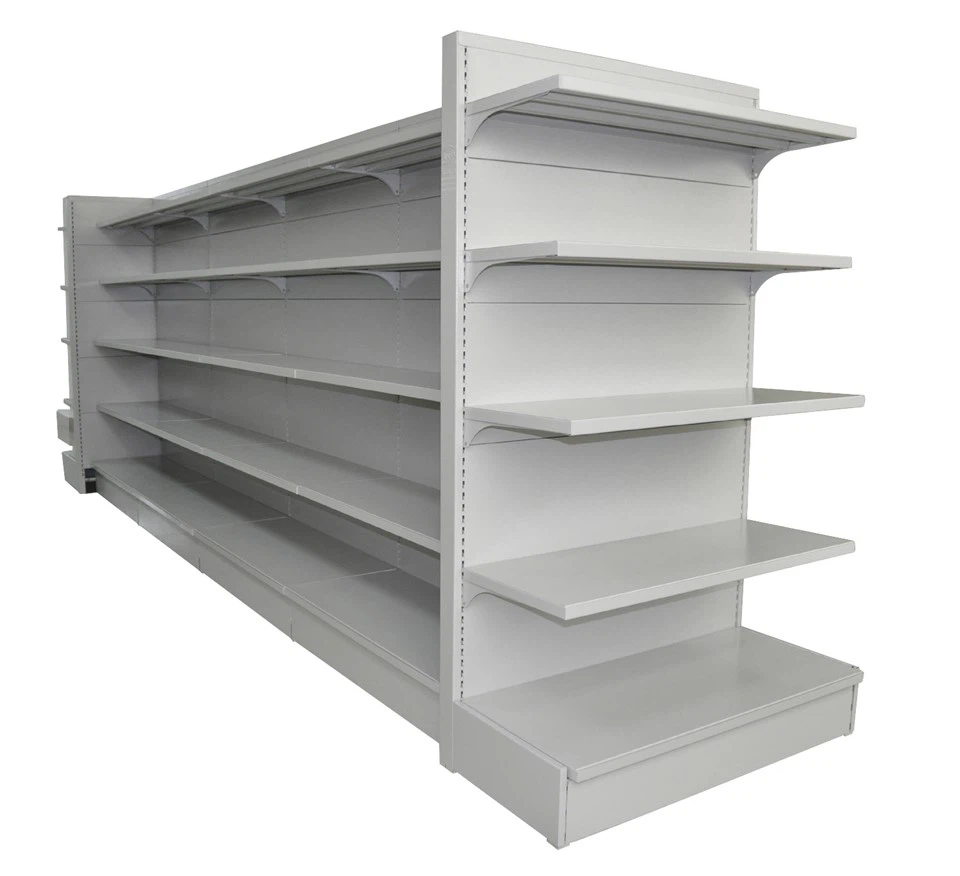 Double Sided Gondola Shelves for Retail Stores
