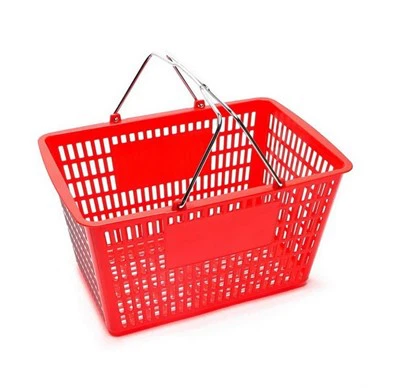 High Quality Metal Handle Shopping Basket