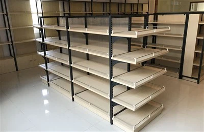 Wood Shelf with Metal